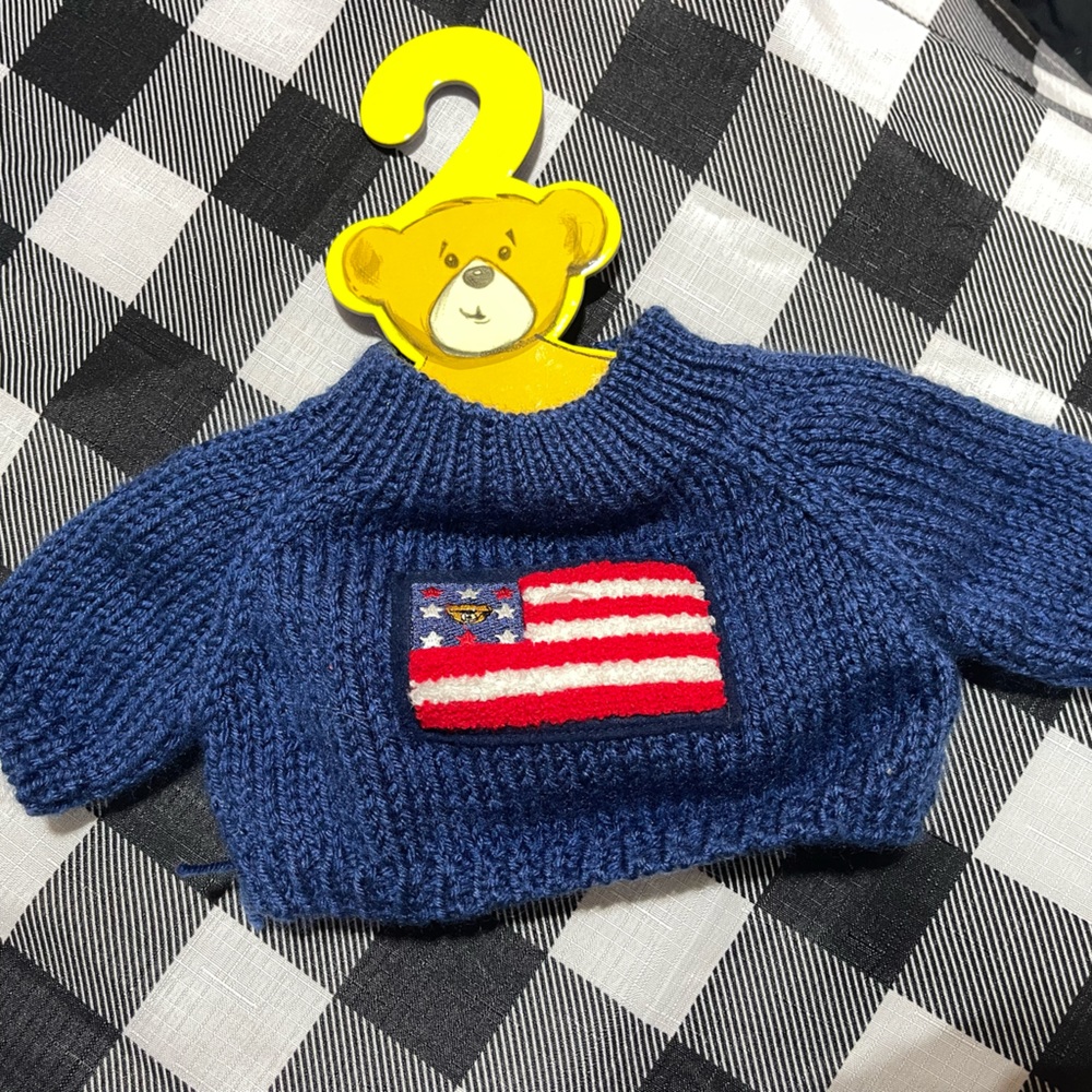 July 4th build a bear sweater